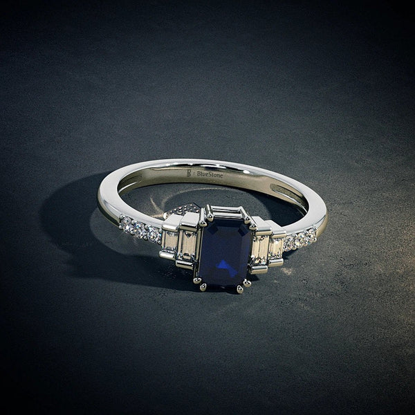 S925 Sapphire Ring