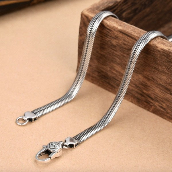 PACK OF 3 SNAKE CHAIN ITALIAN STAINLESS