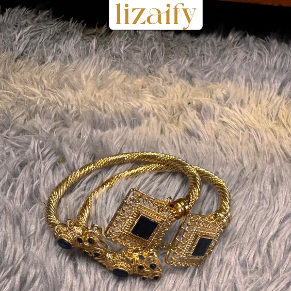 24K Gold Plated Indian Bangles