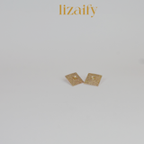 Square Shaped Ear Studs