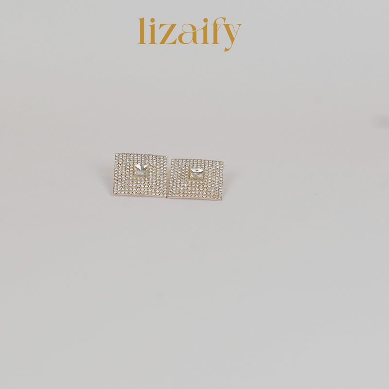 Square Shaped Ear Studs