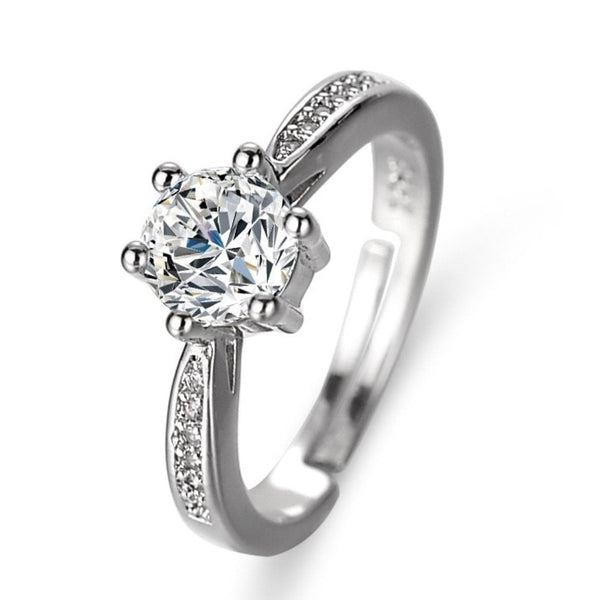 Crystal Wedding Bridal Party Engagement Ring