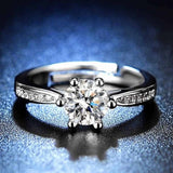 CRYSTAL WEDDING BRIDAL ENGAGEMENT RING