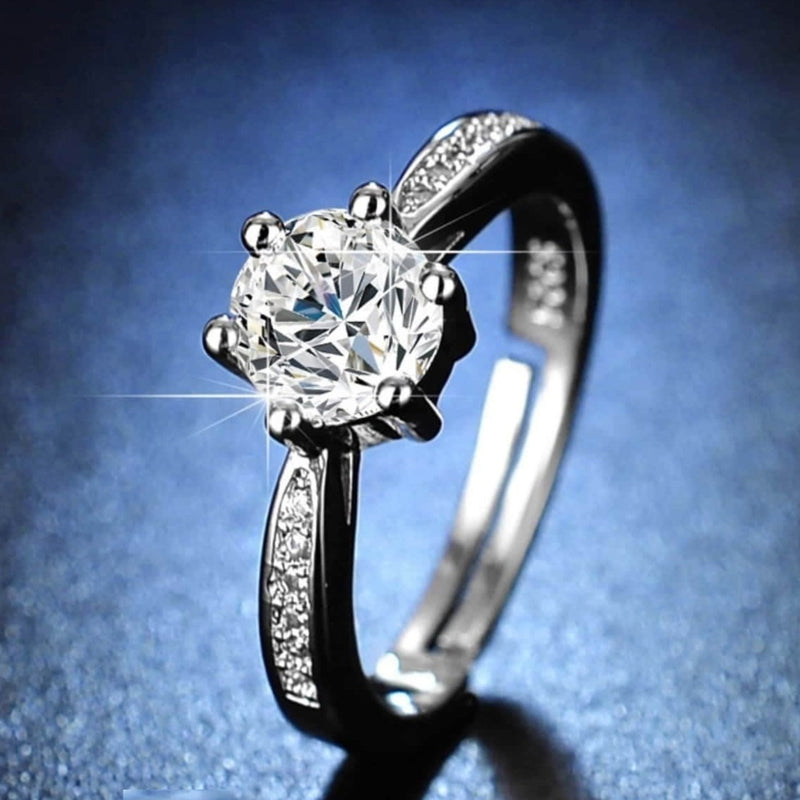 CRYSTAL WEDDING BRIDAL ENGAGEMENT RING