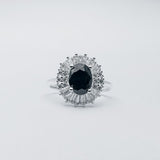 S925 Black Onyx and Diamond