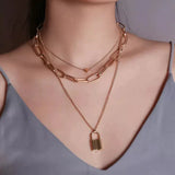 THE 3 LAYER LOVELOCK PENDANT FOR WOMEN l